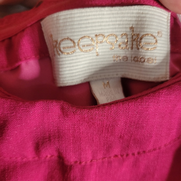 Keepsake the label medium strapless hot pink high low dress - Picture 7 of 9